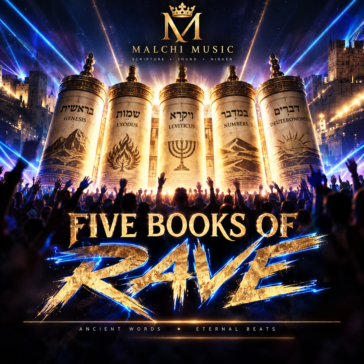 The Five Books of Rave album cover by Malchi Music