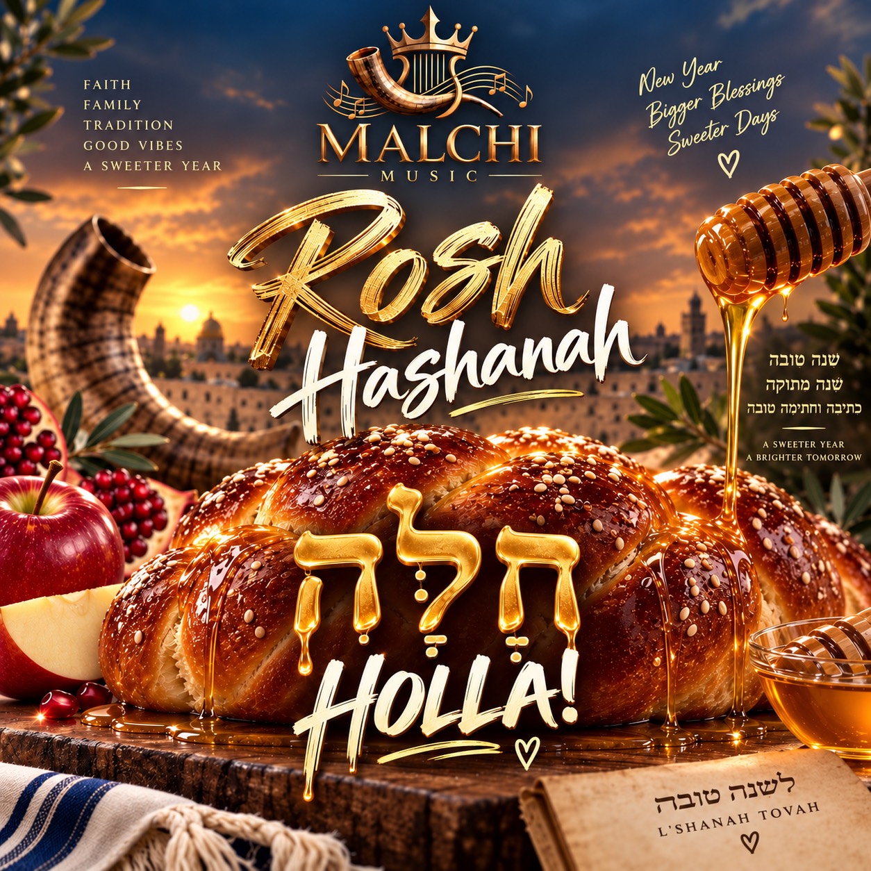 Rosh Hashanah album cover by Malchi Music